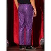 INSPIRE CHIC Men's Straight Leg Button Down Party Shiny Sequin Dress Pants - 3 of 4