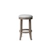 Maven Lane Eva Swivel Backless Fabric Counter Height Bar Stool - 3 of 4