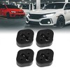 Unique Bargains Car Rubber Muffler Exhaust Hangers Bushing 2 Holes 9mm Dia 70x60x26mm Black  4pcs - 2 of 4