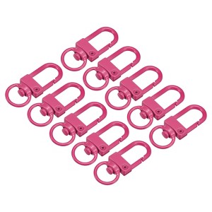 Unique Bargains DIY Craft Key Organization Lobster Claw Lanyard Swivel Clasps 1.3" x 0.51" 16 Pcs - 1 of 4
