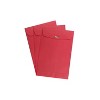 JAM Paper 6x9 Open End Catalog Colored Envelopes w/Clasp Closure Red Recycled 87881A - 3 of 4