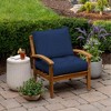 ARDEN Outdoor Plush Modern Tufted Blowfill Deep Seat Set, 24 x 24, Water Repellent, Fade Resistant - 2 of 4