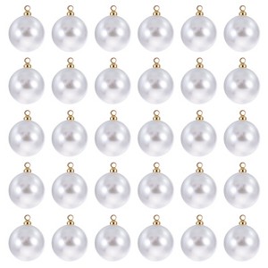 Unique Bargains Beautiful DIY Jewelry Making Faux Pearl Pendants 100 Pcs - 1 of 4