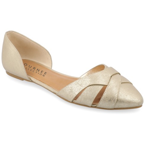 Gold hot sale flats target