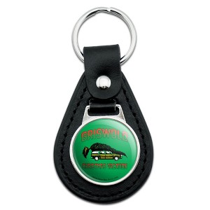 Christmas Vacation Griswold Vacation Black Leather Keychain - 1 of 4