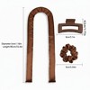 Anna-Kaci No-Heat Curling Ribbon Set with Satin Scrunchies and Hair Clip - 2 of 4