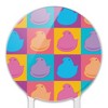 Peeps In Squares In Four Colors Acrylic Cake Topper - 3 of 4