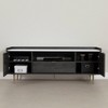 South Shore Hype TV Stand for TVs up to 75" Gray Oak/Faux Carrara Marble: Laminated Particle Board, Storage Shelves - 3 of 4