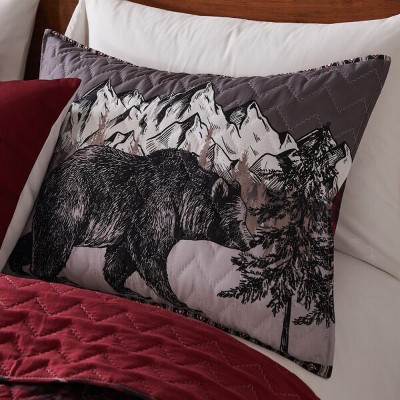 Greenland Home Fashions Timberline 2108BKS Sham King, 20X36