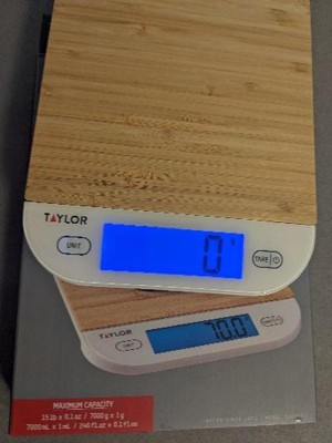 Taylor Digital Kitchen 15lb Food Scale Eco friendly Bamboo Target