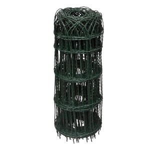 vidaXL Garden Border Fence Powder-coated Iron 32.8'x2.1' - 1 of 3