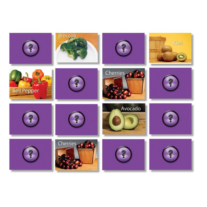 Stages Learning Materials Photographic Memory Matching Game, Fruit & Vegetables, 2 of 10