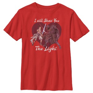 Boy's Star Wars: The Rise of Skywalker Kylo Ren and Rey I Will Show You the Light T-Shirt - 1 of 4