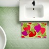 Stupell Industries Fun Fruit Strawberries Printed Plush Bath Mat And Bath Rug, Design By Deidre Mosher, 18"X30" - 3 of 4