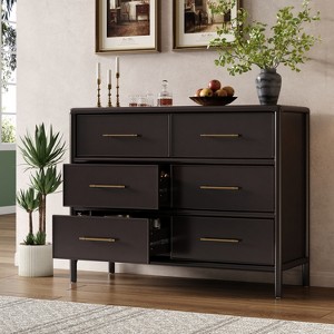 Christopher Knight Home Citlali 48'' Vintage Acacia Wood Storage Cabinet with 6 Drawers - 1 of 4
