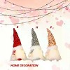 Racxily 3PCS Gnome Christmas Decorations -12 Inch Light Up Christmas Gnomes Plush Doll Ornaments Glitter Sequins Swedish Hat - 4 of 4