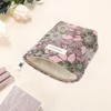 Unique Bargains Portable Floral Makeup Bag 1 Pc - 3 of 4