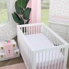 NoJo Disney Minnie Mouse Be Happy Pink, Aqua and White Super Soft Baby Blanket with Cloud Applique - 4 of 4