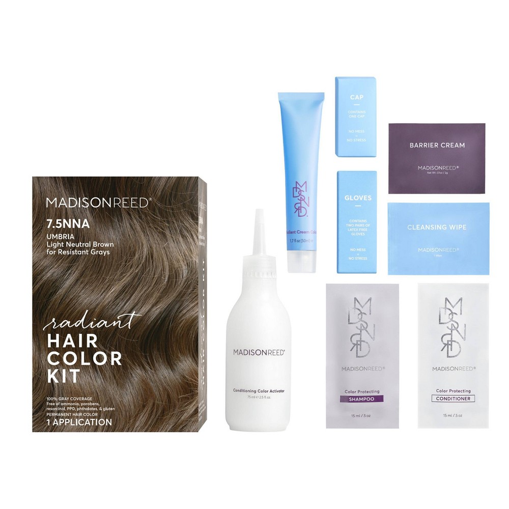 Photos - Hair Dye Madison Reed Radiant Hair Color Kit - Umbria Light Brown - 8ct - Ulta Beauty
