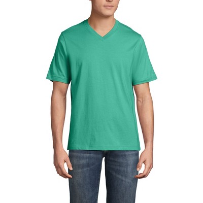 Lands' End Men's Super-T Short Sleeve V-Neck T-Shirt