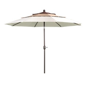 Aoodor 10 ft Patio Umbrella, Outdoor Table Umbrella, Market Umbrella with 3 Tier - 1 of 4