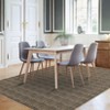 8x10 Living Room Rug Machine Washable Print Braided Large Area Rug Farmhouse Solid Carpet Non-Slip Non-Shedding Thin Indoor Floor Carpet for Office - 3 of 4