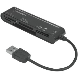 Manhattan® Multi-Card Reader/Writer in Black - 1 of 4