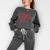 Simply Sage Market S.W.Smiley Feeling Cheerful Sparkle Lightweight Garment Dyed Sweatshirt - 2 of 4
