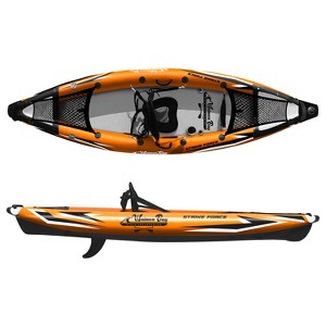 Waimea Bay Strikeforce 9.5' 1-Seater Rigid Inflatable Kayak - Durable Fishing Kayak With 700lb Capacity, PVC Double Drop Stitch, Fits In Backpack - 1 of 4