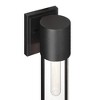 Possini Euro Design Delia 15 1/2" High Modern Outdoor Wall Light Fixture Mount Porch House Weatherproof Sand Black Finish Aluminum Clear Glass Shade - 3 of 4