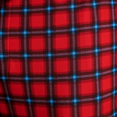 fun red plaid