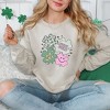 Simply Sage Market Women's Graphic Sweatshirt Stay Gold Lucky Shamrocks St. Patrick's Day - image 2 of 3