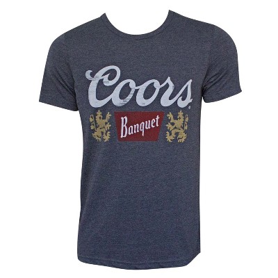 Adult Coors Banquet Navy Blue T-Shirt
