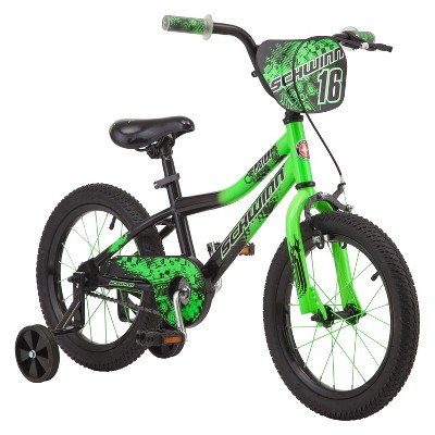 green 16 inch bike