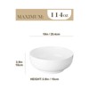 vancasso 2 Pieces Of Bowl, Durable Porcelain, White Set, Round Bowl,,Service For 2 People - 2 of 4