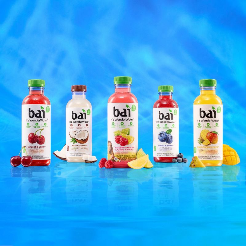 Bai Raspberry Lemon Lime Antioxidant Water - 18 fl oz Bottle, 4 of 10