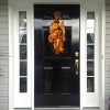 18" Artificial Fall Teardrop Pumpkin and Leaves Wall Decoration - National Tree Company - 2 of 2