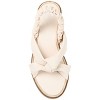 Journee Collection Womens Kiandra Espadrille Flat Sandals Ivory 10 - 4 of 4