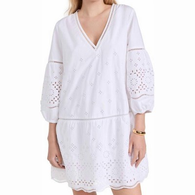 Women's Eyelet Mini Dress - Club Monaco