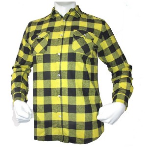 Mafoose Buffalo Plaid Flannel Long Sleeve Shirt Casual Button Down With Pockets - 1 of 4
