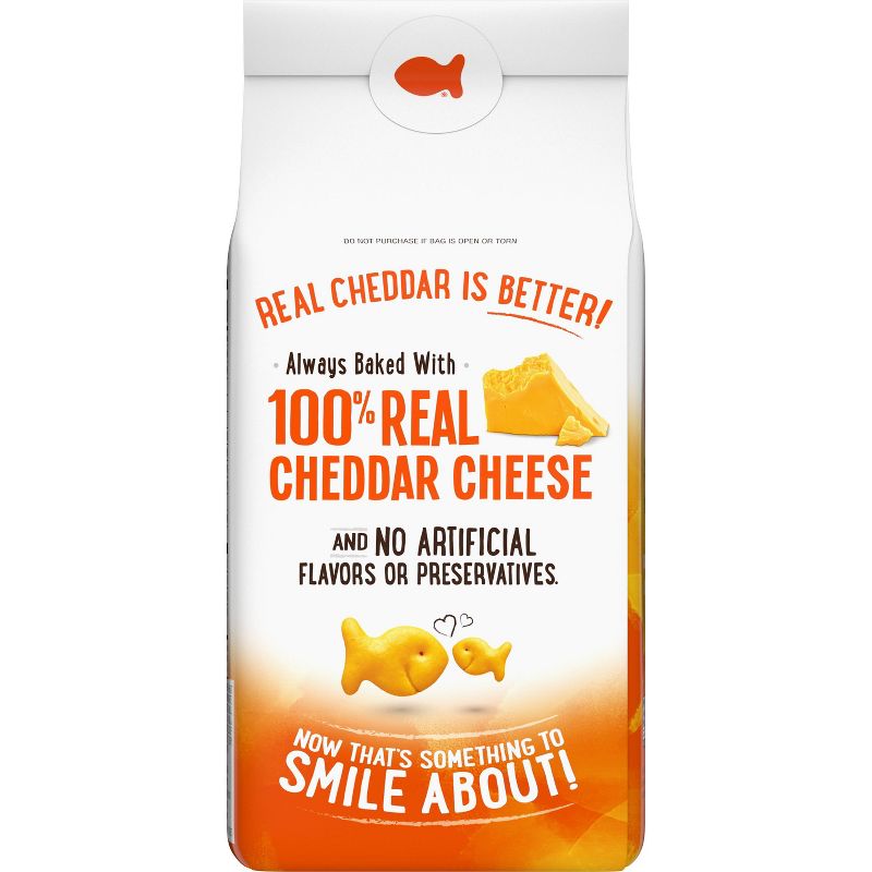 Pepperidge Farm Goldfish Cheddar Crackers Baked with Whole Grain- 6.6oz, 3 of 8