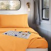 Nestl RV Queen Sheets, Super Soft 4PC Microfiber Sheet Set for Camper, Short Queen Sheets - 4 of 4