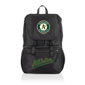 MLB Oakland Athletics Tarana Backpack Soft Cooler - Carbon Black - 1 of 4