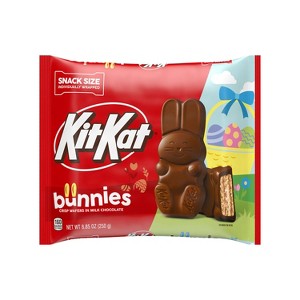 Kit Kat Crisp Wafers In Milk Chocolate Bunnies Snack Size Easter Candy - 8.85oz - 1 of 4