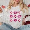 Simply Sage Market Women's Graphic Sweatshirt Hearts and Lips Chart - 2 of 4