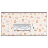 marufemia Sweet peach pink and orange Desk Mat - 2 of 4