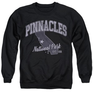 Men's Pinnacles National Park State Line Crewneck Sweatshirt - 1 of 4