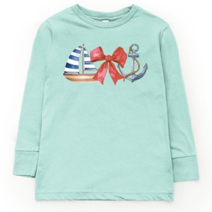 The Juniper Shop Coquette Ship Anchor Youth Long Sleeve Tee - 1 of 4