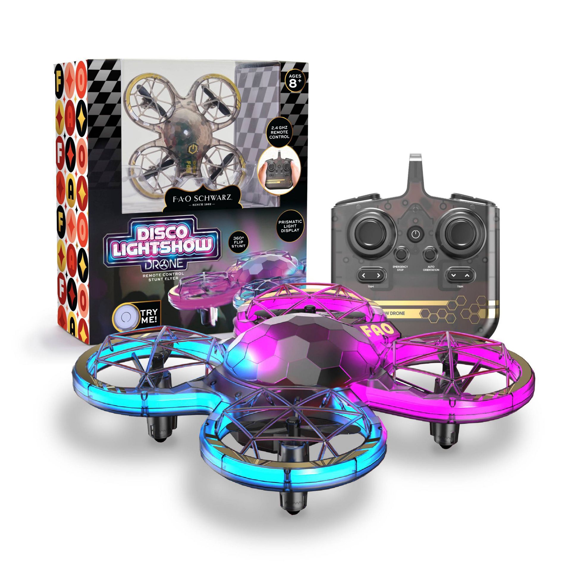 FAO Schwarz Drone Stunt Glow LED