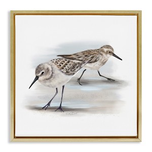 Stupell Industries Sandpiper Pair on Sandy Beach, 18" x 18" - 1 of 4